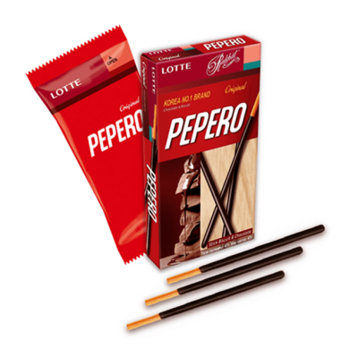 Pepero Coreano de chocolate