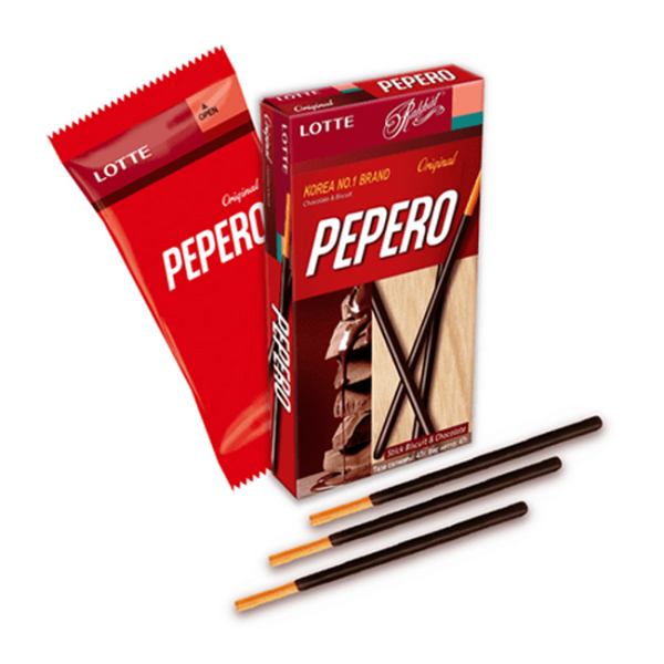 Pepero Coreano de chocolate