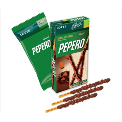 Pepero Coreano de Maní con Chocolate