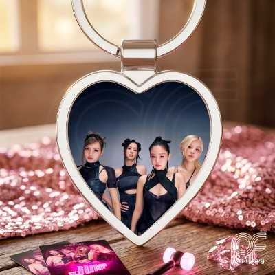 Llaveros de Blackpink en forma de corazón